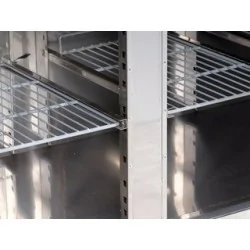 Soubassement réfrigéré 4 portes - Froid positif - L 2230 mm - Prof 700 mm