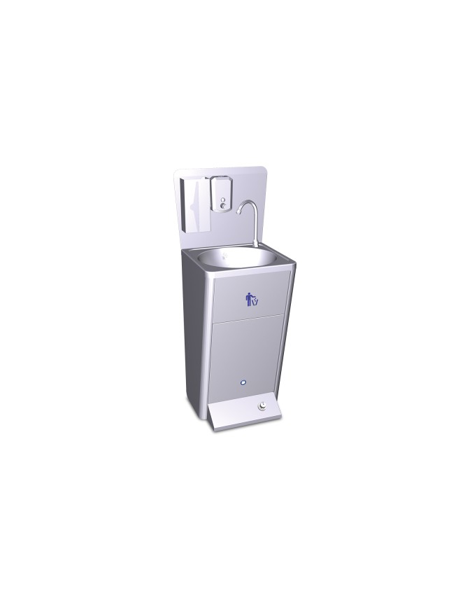 Lave Mains Autonome Inox Sur Pied Et Portable