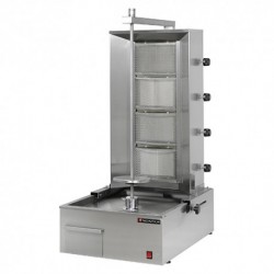 Machine à kebab- gaz - 3 zones - Capacité 60 kilos  - Technitalia