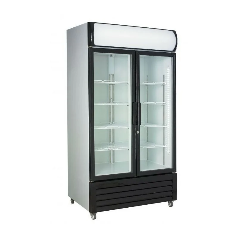 Armoire réfrigérée positive +1/+10°C - 3 portes vitrées battantes - 1065 litres