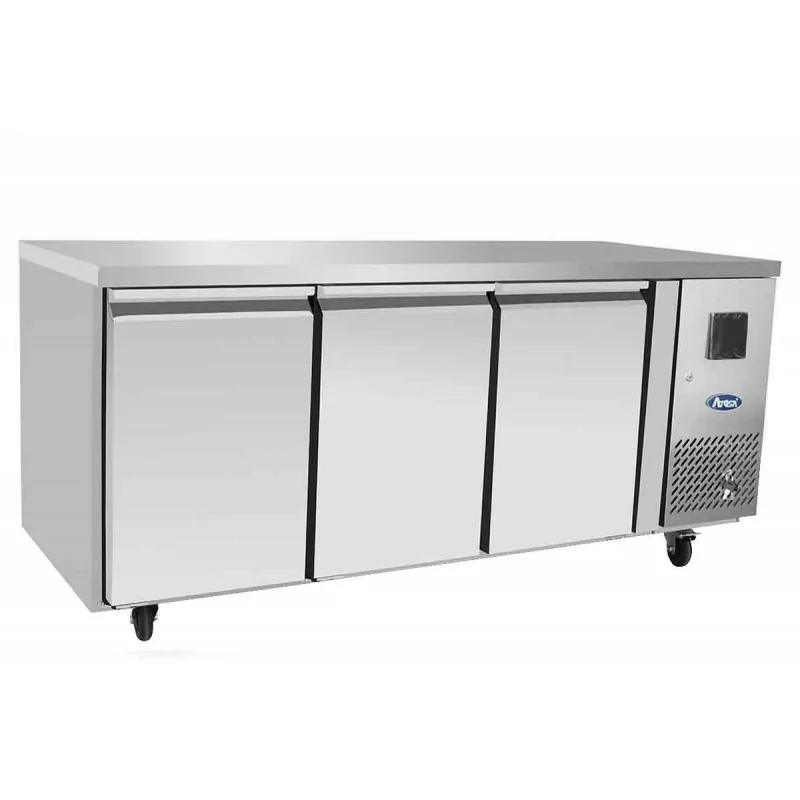 Table Réfrigérée centrale 3 portes - Snack - Négative - Profondeur 600
