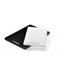 Planche à découper avec poignée - Blanc ou noir - 250 x 150 mm