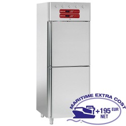 Armoire réfrigérée bi-températures - 2 x 350 litres - 2 x 1/2 porte GN 2/1