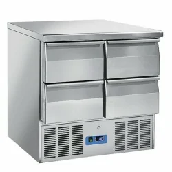 Table de préparation réfrigérée avec 4 tiroirs, +0°/+8°C