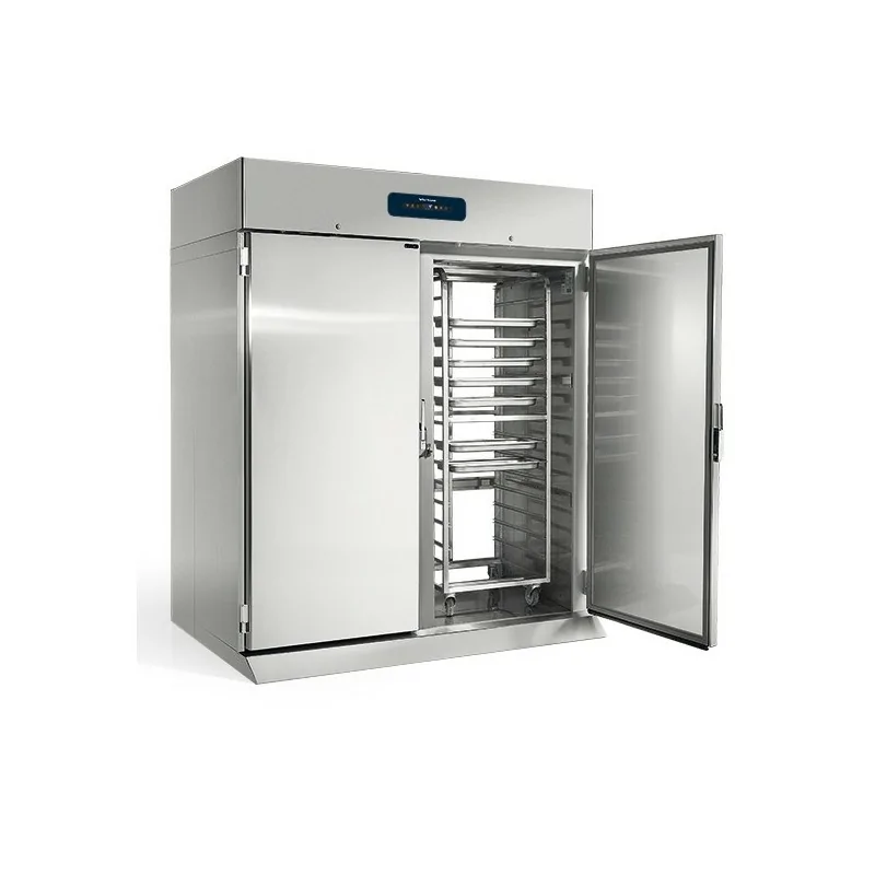 Réfrigérateur pass-through 1400 litres en inox, GN 2/1, -2°/+8°C