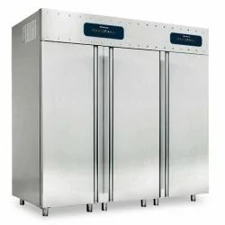 Réfrigérateur 700+1400 litres en inox 3 portes, GN 2/1, -2°/+8°C