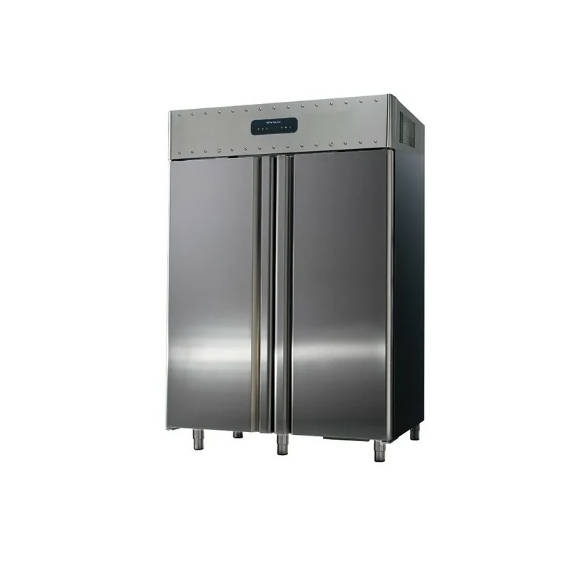 réfrigérateur 700+700 litres en inox à 2 températures, GN 2/1, -2°/+8°C|-10°/-22°C