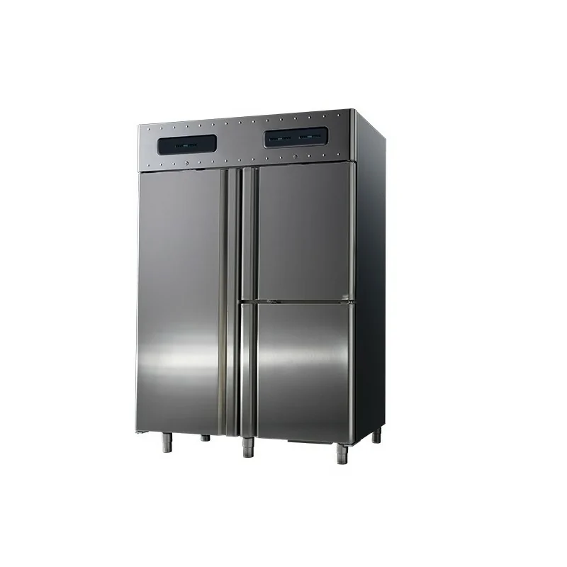 Réfrigérateur 700+350+350 litres en inox à 3 températures, GN 2/1