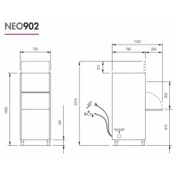 Lave-ustensiles - Lave batterie - NEO902