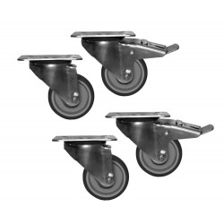 it roues avec freins (2+3) pour armoires et tables réfrigérés/freezer
