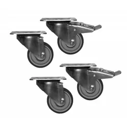 it roues avec freins (2+3) pour armoires et tables réfrigérés/freezer