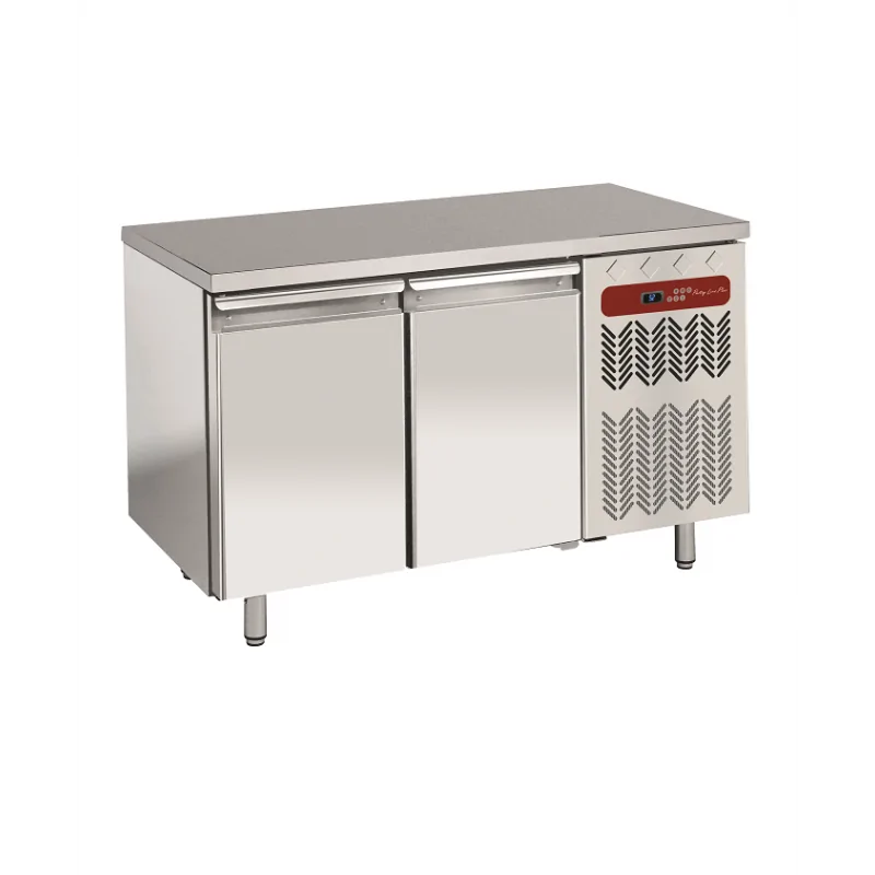 Table frigorifique, ventilée, 2 portes EN 600x400