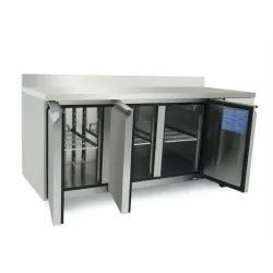 Table Réfrigérée centrale 3 portes GN 1/1 - Négative - Profondeur 700 - 420 litres