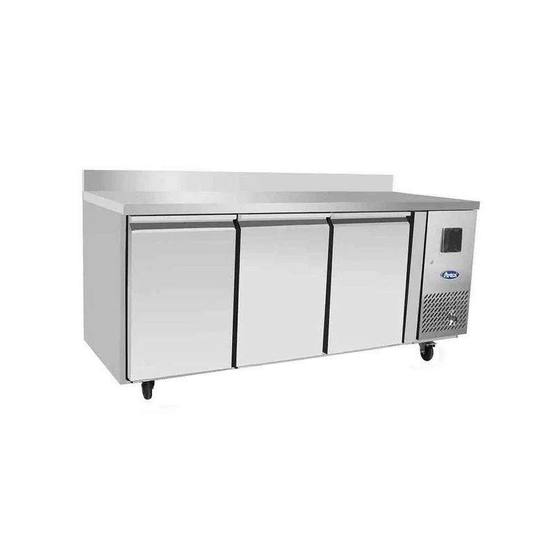 Table Réfrigérée centrale 3 portes GN 1/1 - Négative - Profondeur 700 - 420 litres