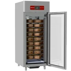 Armoire de maturation pour fermentation de fromages - 850 litres - froid ventilé - 1 porte pleine - 20 x GN 2/1