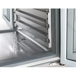 Table réfrigérée (EN) pour boulangerie - Portes vitrées avec ouverture sens inverse