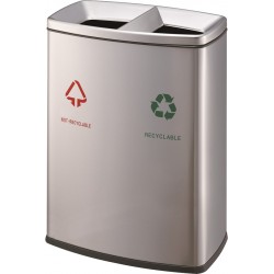 Poubelle pour tri sélectif déchets organiques - 80 litres