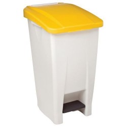 Poubelle mobile à pédale pour tri sélectif déchets organiques - 60 litres