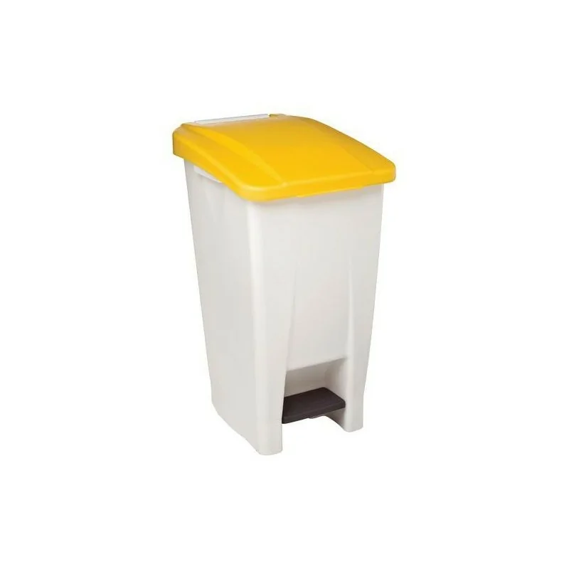Poubelle mobile à pédale pour tri sélectif déchets organiques - 60 litres