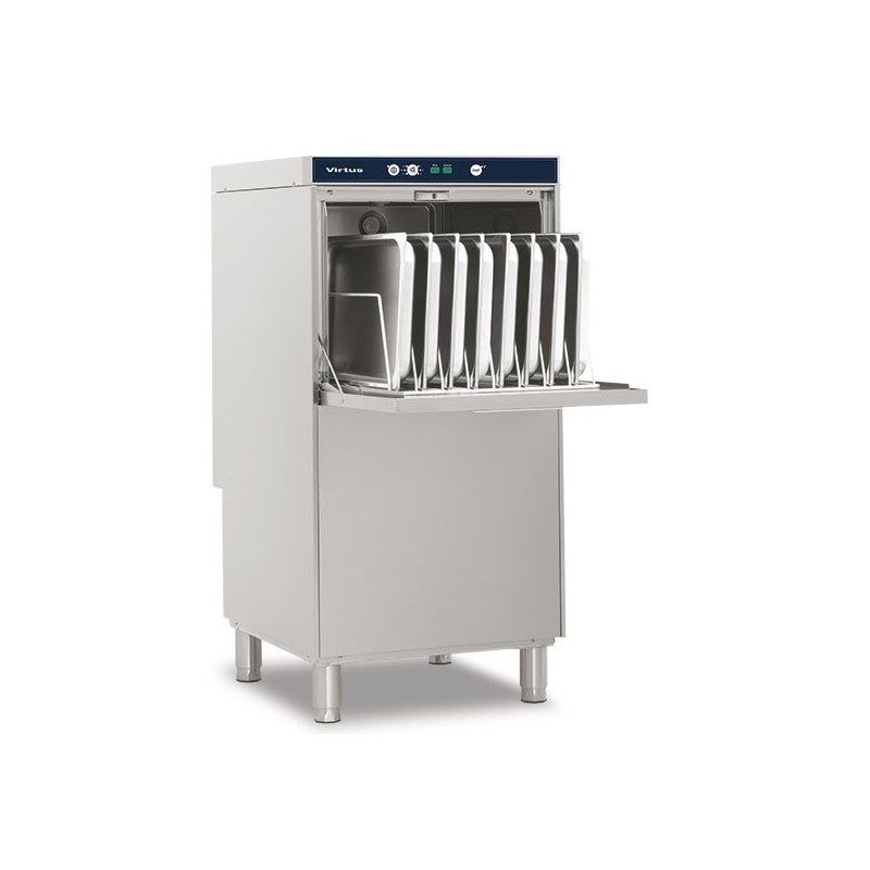 Lave-batterie électronique avec doseur de détergent et pompe de décharge, panier 132x70 cm, h=80 cm main image 1