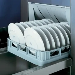 Lave-vaisselle à avancement automatique- Prélavage + lavage + rinçage - 200 paniers/heure