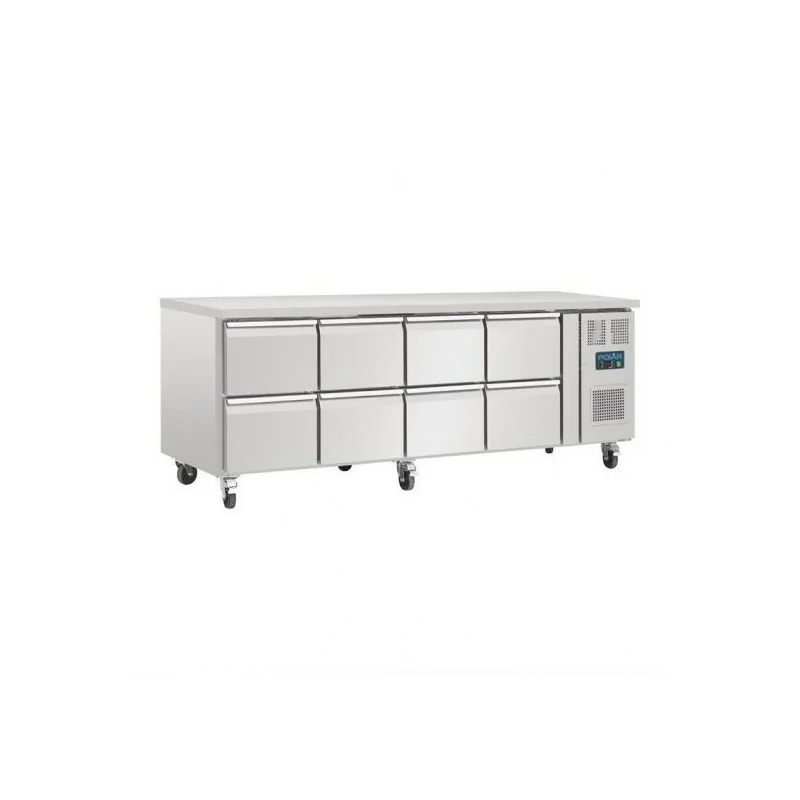 Table réfrigérée GN 1/1 ventilée 8 tiroirs - Polar Série U
