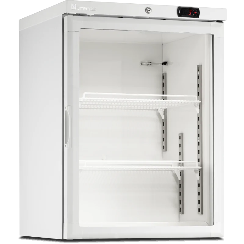 Mini armoire porte vitrée - température négative (-22/-18°C) - Extérieur blanc - Volume : 115L- 115-108 L - OLITREM