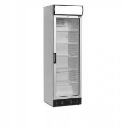 Réfrigérateur à boissons - 2 à 10 - °C - 1 porte vitrée battantes - Blanc - Mécanique - ventilé