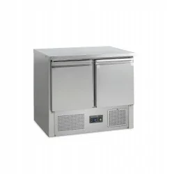 Comptoir pour saladette GN1/1 - 2 à 10 - °C - 2 portes pleines battantes - Électronique - ventilé