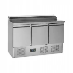Comptoir de préparation de sandwich GN1/1 - 2 à 10 - °C - 3 portes pleines battantes - Électronique - ventilé