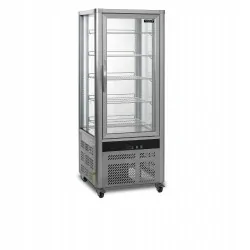 Comptoirs réfrigérés - 2 à 12 - °C - 1 porte vitrée battantes - Aluminium / Électronique - Ventilé