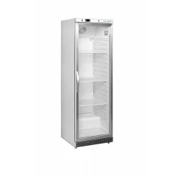 Réfrigérateur vitré - 2 à 10 - °C - 1 porte vitrée battantes - Inox - Électronique - ventilé
