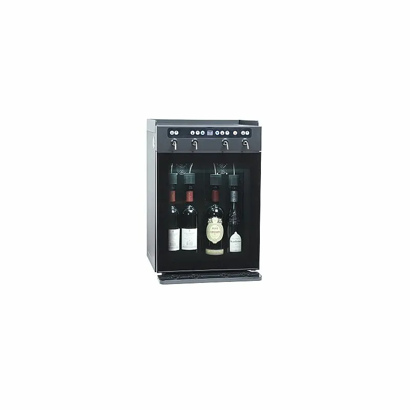 Distributeur de vin1 porte vitrée battantes - Noir - Électronique - Statique