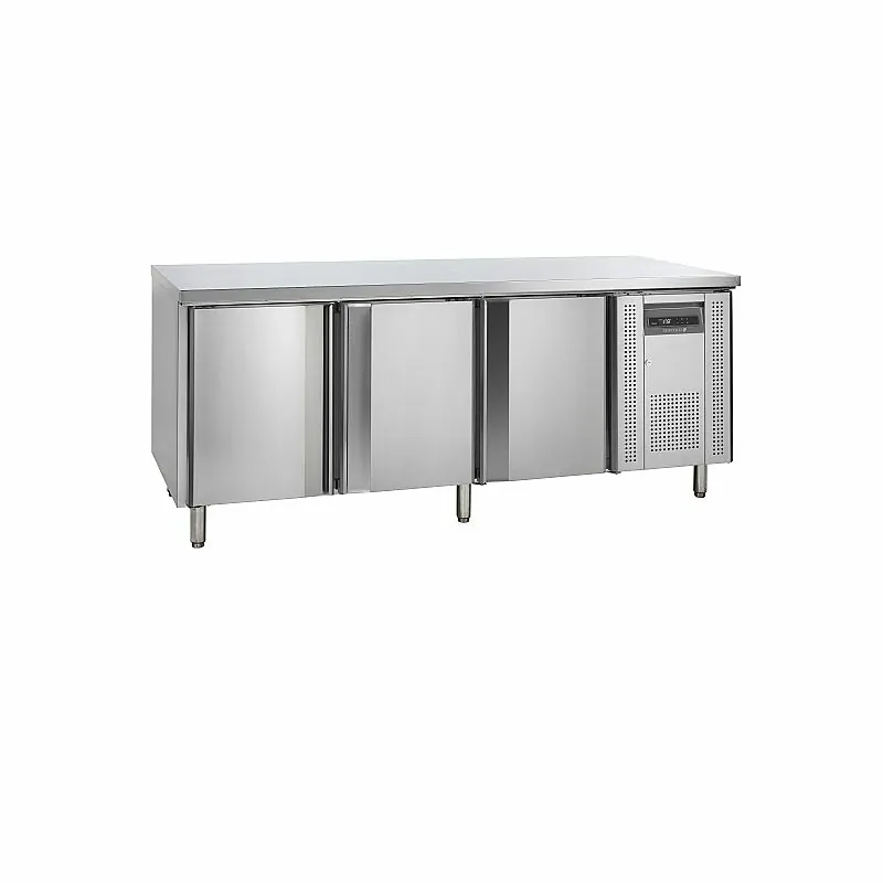 Comptoir de boulangerie - 2 à 10 - °C - 3 portes battantes à fermeture automatique -Électronique - Ventilé