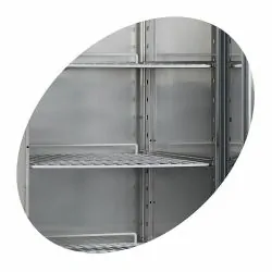 Congélateur vertical - -24 à -18 - °C - 2 portes pleines battantes à fermeture automatique -Électronique - Ventilé