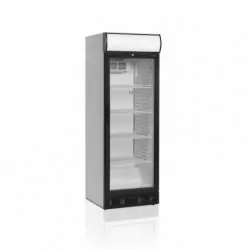 Réfrigérateur à boissons 290 litres - 2 à 10 - °C - 1 porte vitrée battantes - Blanc - Mécanique - ventilé