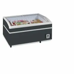Réfrigérateur / congélateur de supermarché gris - 590 litres -24 à -18 / -1 à 15 - °C - Anthracite RAL7016 - Électronique - Stat