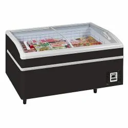 Réfrigérateur / congélateur de supermarché noir - -24 à -18 / -1 à 15 - °C - Noir - Électronique - Statique