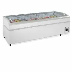Réfrigérateur / congélateur de supermarché - -24 à -18 / -1 à 15 - °C - Blanc - Électronique - Statique