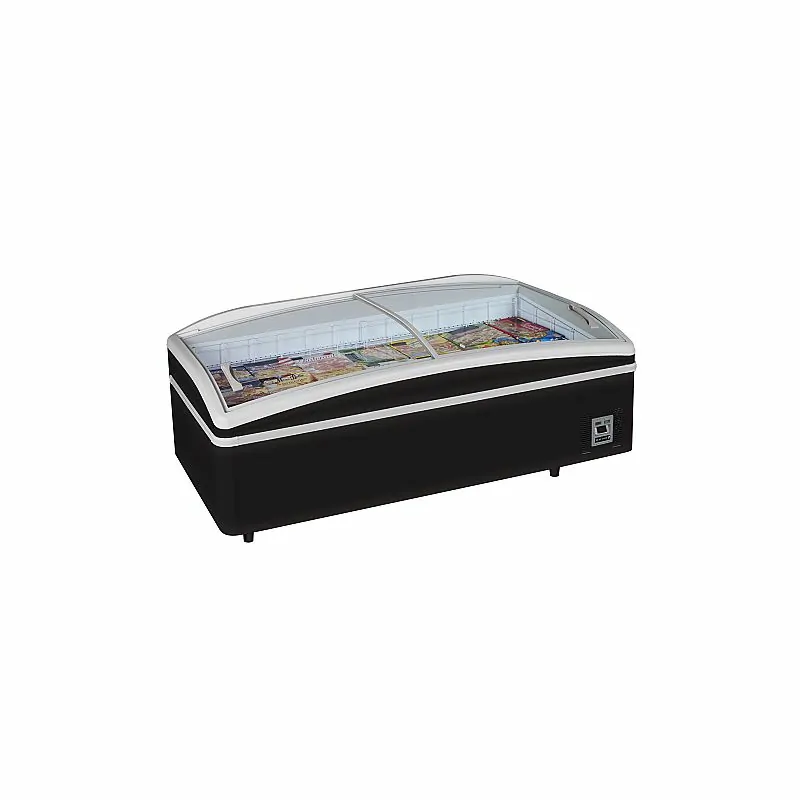 Réfrigérateur / congélateur de supermarché noir - -24 à -18 / -1 à 15 - °C - Noir - Électronique - Statique