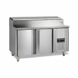 Comptoir de préparation de sandwich - 2 à 10 - °C - 2 portes battantes à fermeture automatique - Électronique - Ventilé