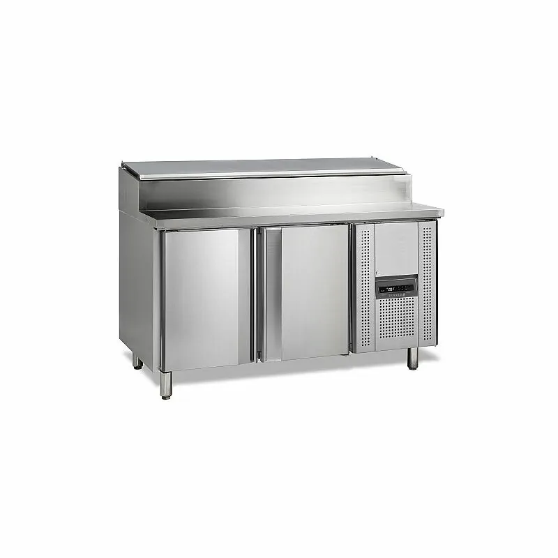 Comptoir de préparation de sandwich - 2 à 10 - °C - 2 portes battantes à fermeture automatique - Électronique - Ventilé