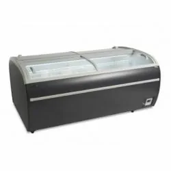 Réfrigérateur / congélateur de supermarché gris - 1697 litres -24 à -18 / -1 à 15 - °C - Anthracite RAL7016 - Électronique - Sta
