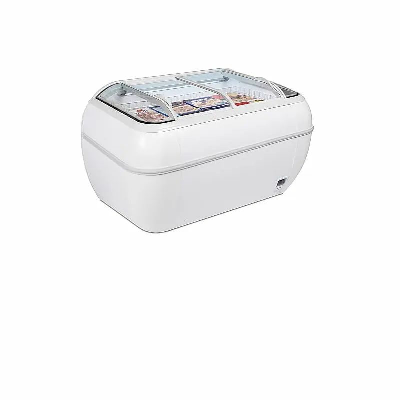 Réfrigérateur / congélateur de supermarché - -24 à -18 / -1 à 15 - °C - Blanc - Électronique - Statique
