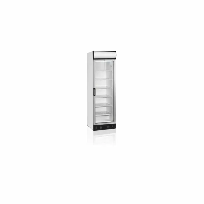 Congélateurs verticaux de vitrine - -24 à -14 - °C - 1 porte vitrée chauffée battantes - Blanc - Mécanique - Statique