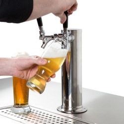 Refroidisseur de bière avec robinet de distribution - 556 litres - 3 portes