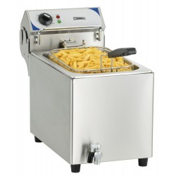 Friteuse professionnelle à poser électrique avec vanne de vidange 10 litres