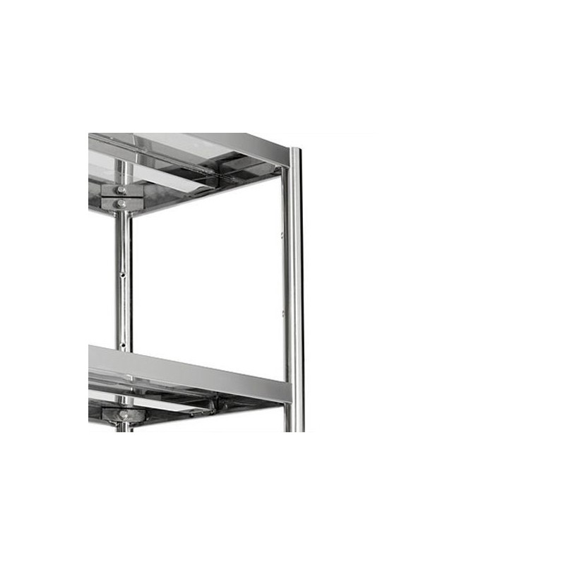 Équerre D'étagère En Inox 18 Alimentaire – Blanc – 28cm – Idéale Pour Cuisine Ou Atelier