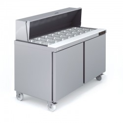 Meuble saladette Haut Rendement - 24 bacs GN 1/6 - Prof 770 - CORECO