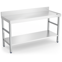 Table inox adossée avec...